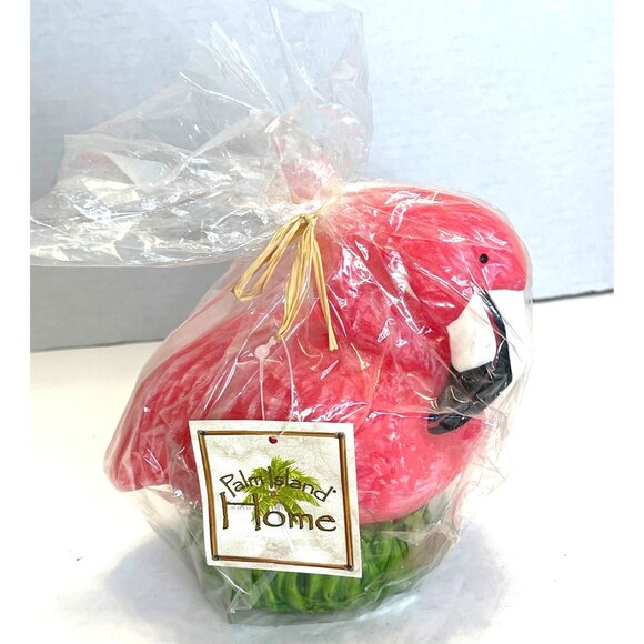 Pink Flamingo Bird Candle Tropical Florida Palm Island Home Décor Wax GIFT NWT - Picture 7 of 7